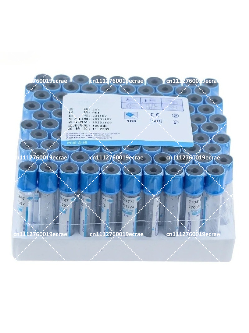 Blood Collection Tube - 100 Buah Tabung Pengumpul Darah Antikoagulan,