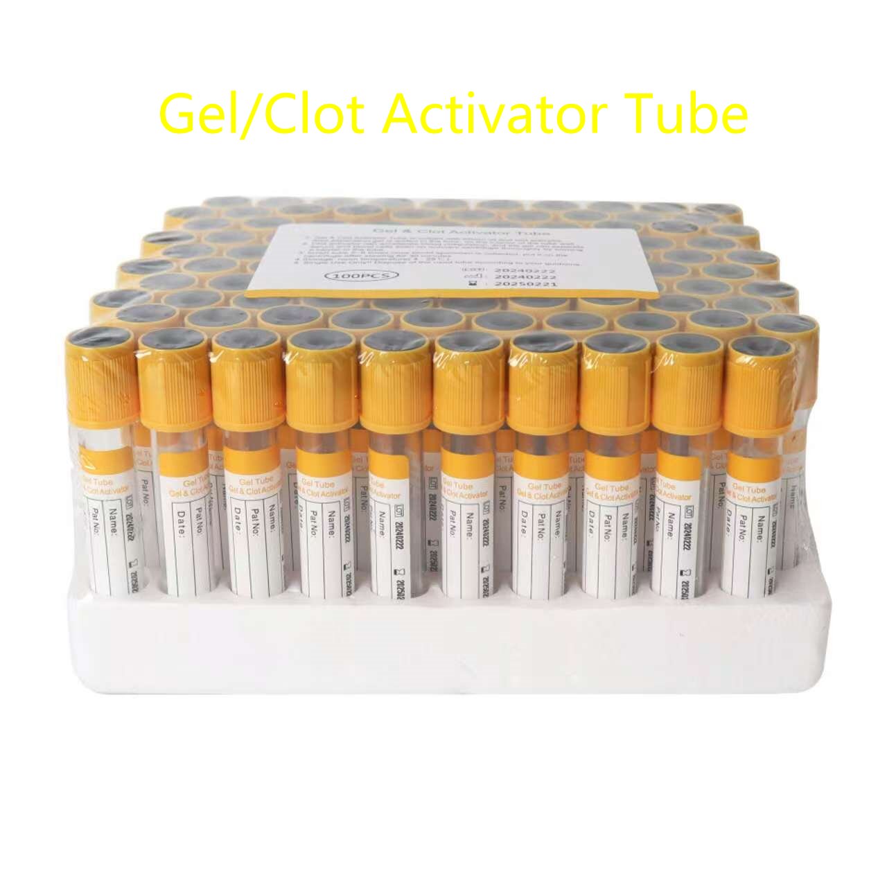 Blood Collection Tube - 100 unit 3ml 5ml 10ml Tabung